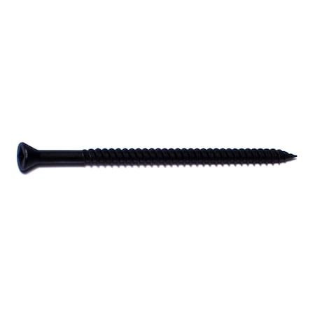 Midwest Fastener Drywall Screw, #8 x 3 in, Steel, Trim Head Square Drive, 20 PK 30906